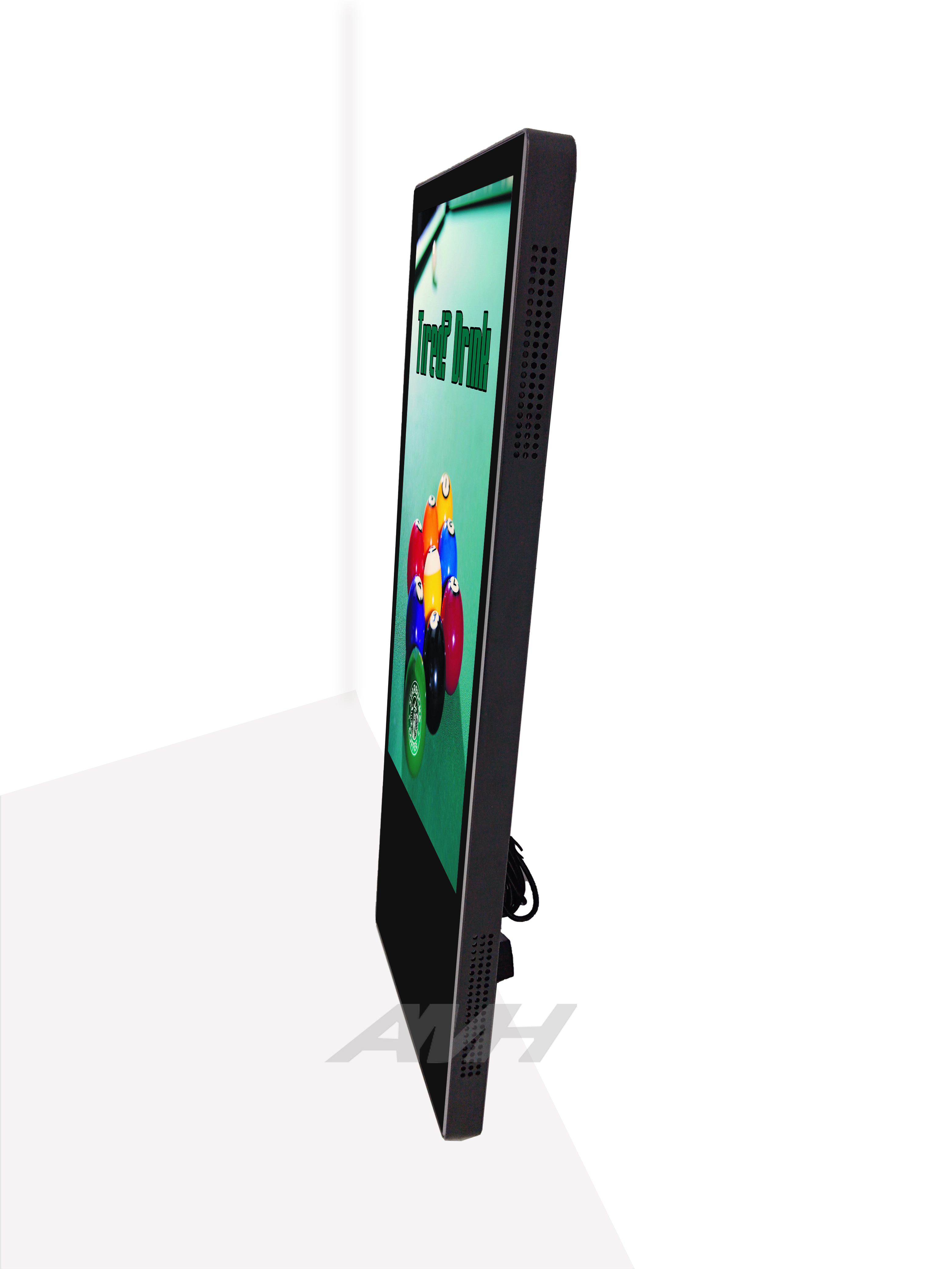 Vertical wall mounted Android LCD Ads display